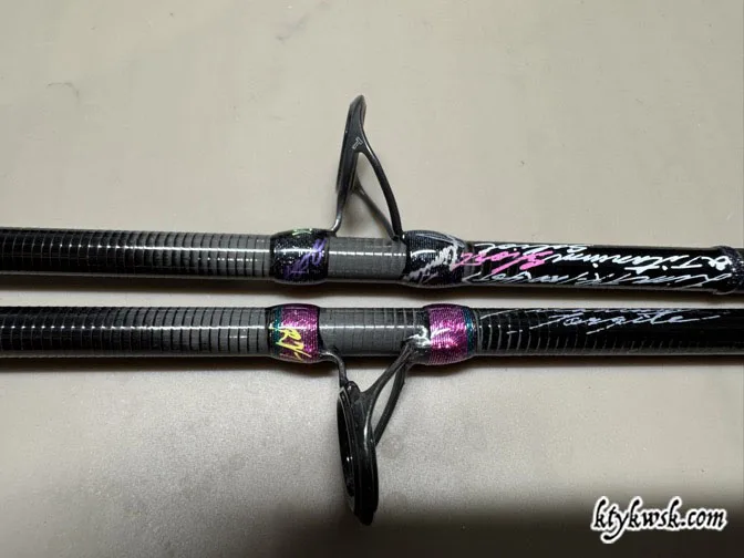 TFL- 57WRXTi と TFL-55RX-Ti ガイドスレッド比較